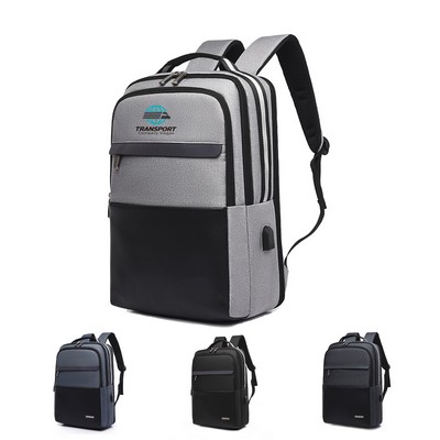 Travel Laptop Backpack w/ USB Port