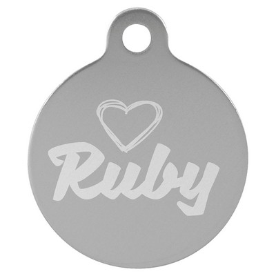 Anodized Aluminum Pet Tag