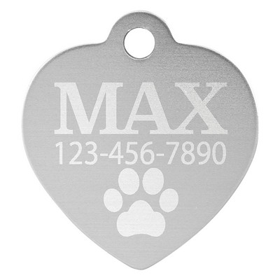 Anodized Aluminum Pet Tag