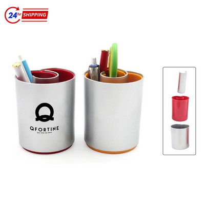 Double Round Pen Holder