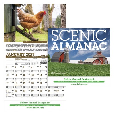 13 Month Scenic Almanac - Stapled