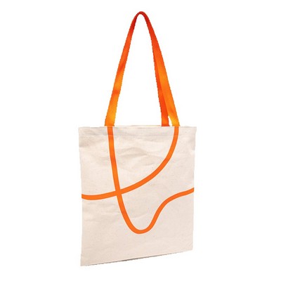 Recycled Canvas Magazine Tote Bag