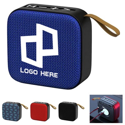 Fabric Square Bluetooth Speaker