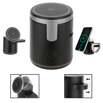 Magnetic 4-in-1 Cylinder Wireless Charger