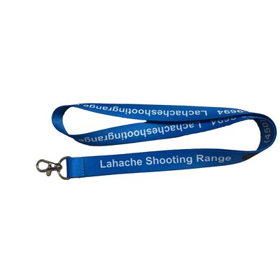 Custom Polyester Full Color Lanyard w/Lobster Claw Clasp