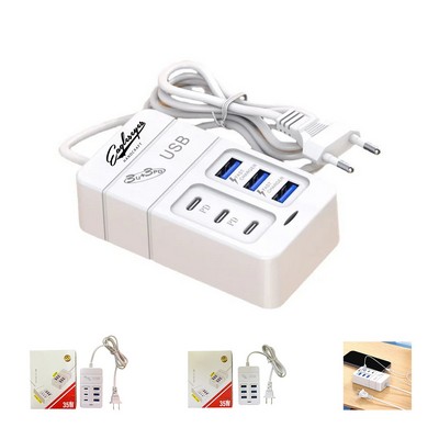 Smart USB Power Strip Charger