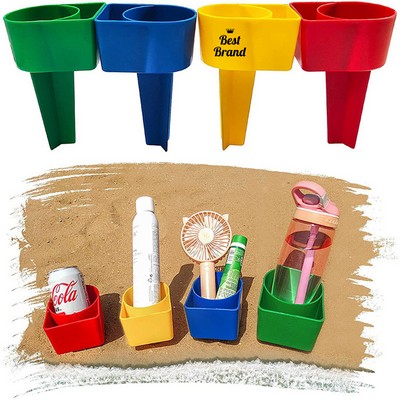 Colorful Beach Cup Holders For Outdoor Storage