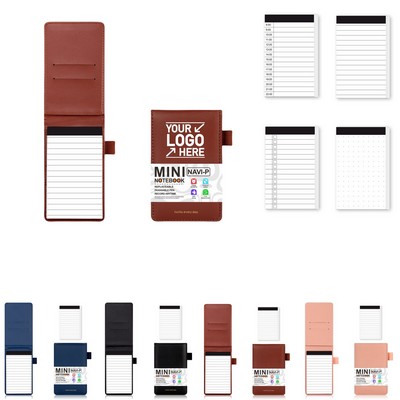 Compact Pu Leather Notebook