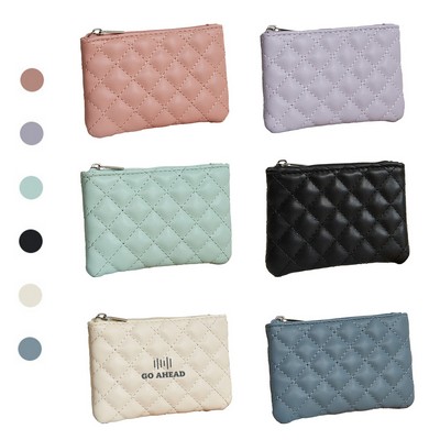 Mini Pu Leather Coin Purse Wallet