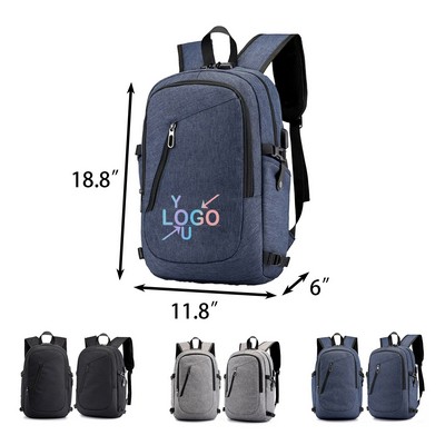 Anti Theft Laptop Backpacks Featuring USB Charging Port