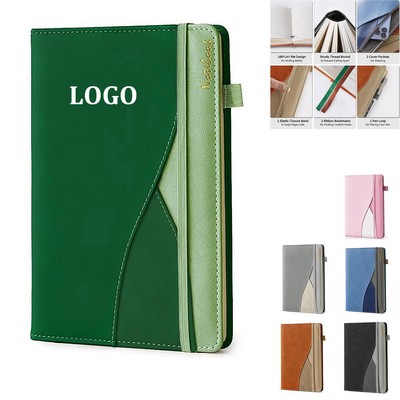 Notebook with Hardcover Numbered Leather