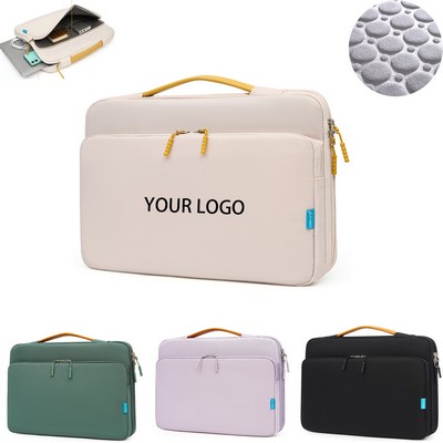 Minimalist Cotton-Linen Laptop Bag