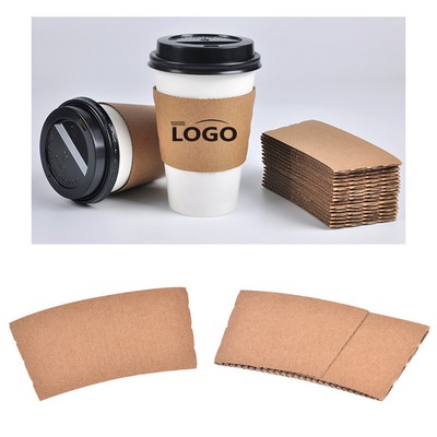 Non-slip Kraft Coffee Sleeve