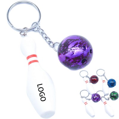 Bowling Ball Keychain