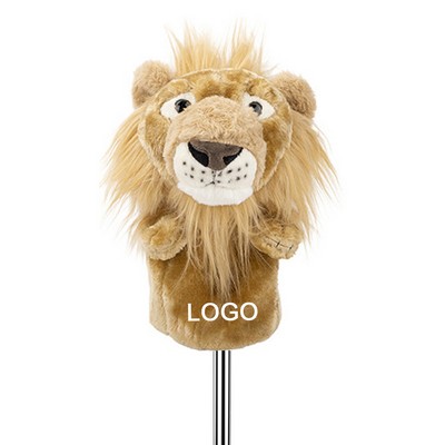 Golf Club Head Cover Plush Animal-Lion
