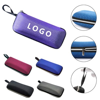 EVA Honeycomb Eyeglass Zipper Case