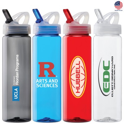 Malibu 25 oz. PET Bottle w/Flip Spout Lid