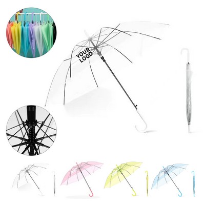 Clear Canopy Automatic Stick Umbrella