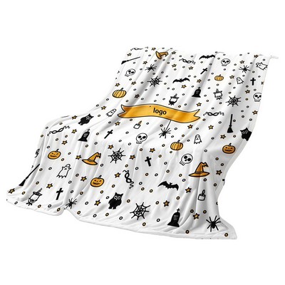 50" x 60" Soft Plush Flannel Throw Blanket For Sublimation