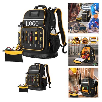 Multi Pocket Oxford Tool Backpack