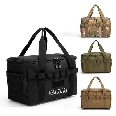 Oxford Fabric Picnic Basket Organizer