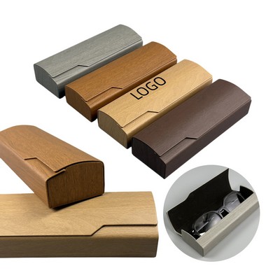 Wood-Grain Eyeglass Case