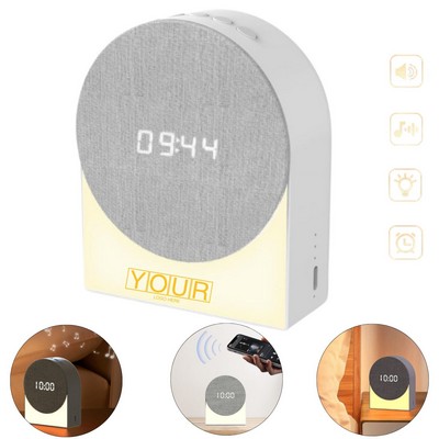 4" 1 Bluetooth Speaker & White Noise Machine Alarm Clock with Night Light