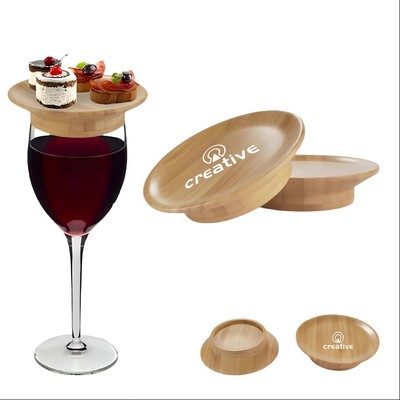 Bamboo Wine Glass Topper Covers
