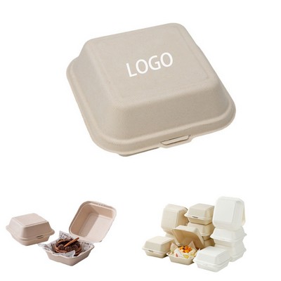 Printed Disposable Biodegradable Take Away Hamburger Boxes