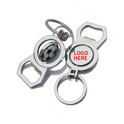 Spinner Keychain Bottle Opener