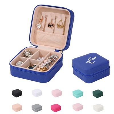 PU Leather Travel Jewelry Box