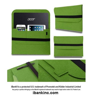 iBank ® 8-11" Felt Case Fits with Tab S8/S9 11", iPad Pro 11 inch, iPad 10th Gen 10.9