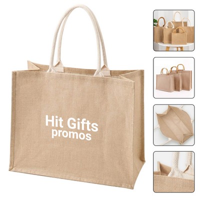 Natural Jute Tote Bag