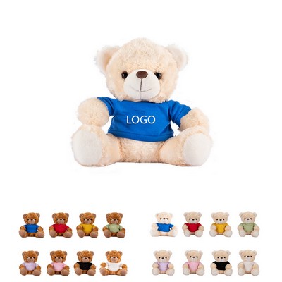 10" Plush Teddy Bear With T Shirt