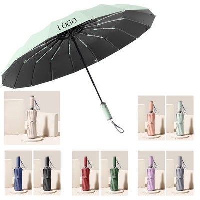 16 bones Wind Resistant Reinforced Automatic Umbrella