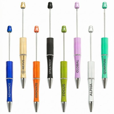 Promotional Plastic Beaded Pens