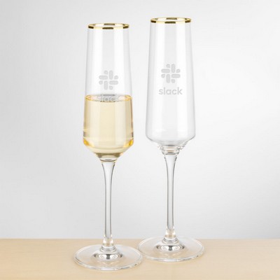Tucson Gold Rim Flute - Deep Etch