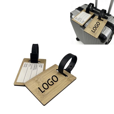 Bamboo Luggage Tag