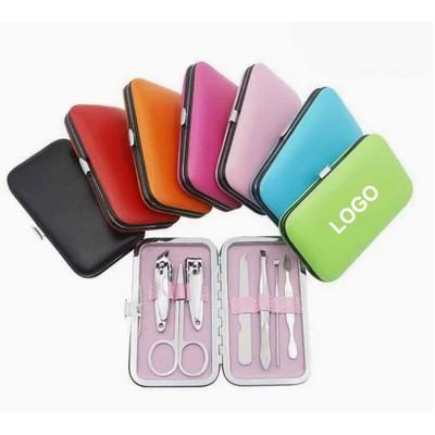 7" 1 Portable Stainless Steel Manicure Set