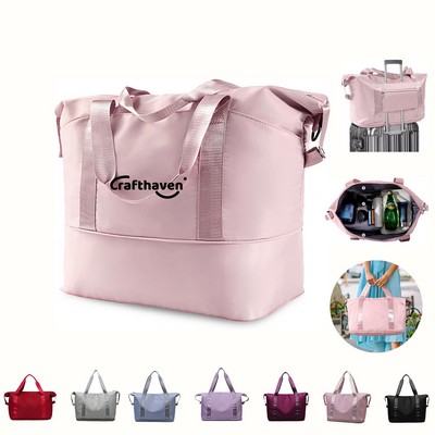 Expandable Duffel Bags With Wet Pocket