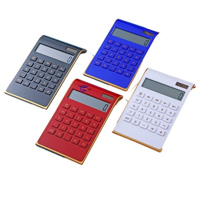 Ultra-thin Dual Power Solar Calculator