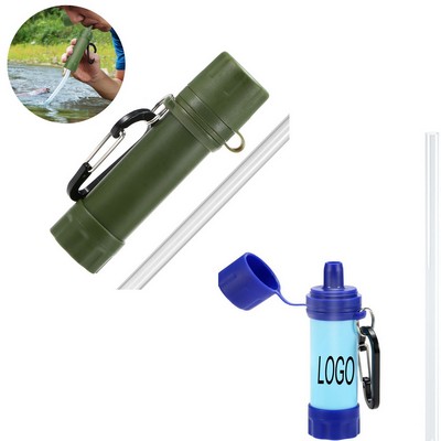 Personal Outdoor Survival Water Filter Straw