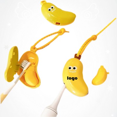 Banana-Shaped Toothbrush Head Protector