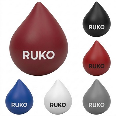 Drop Shaped Stress Reliever Ball