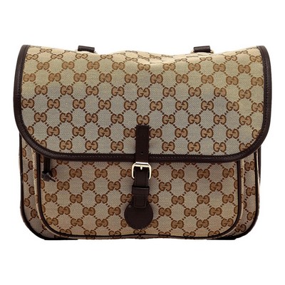 Gucci Canvas GG Messenger Bag Web Stripe Red Green