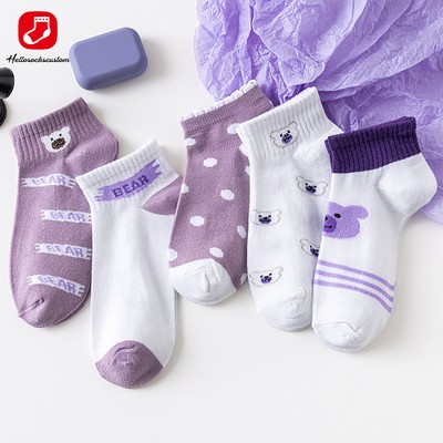 High Quality Custom Design Cotton Ankle No Show Short Socks