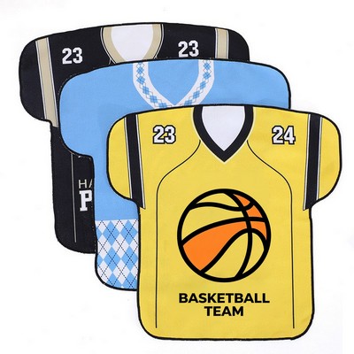 Die Cut Microfiber Jersey Rally Towel