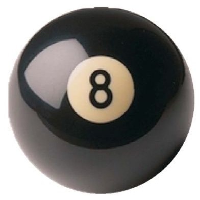 8-Ball Executive Magnet W/ Full Magnetic Back (6 Square Inch)