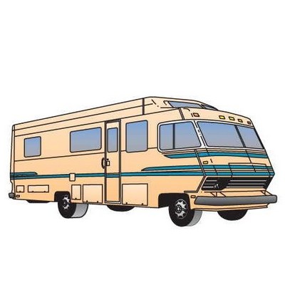 Recreational Vehicle Promotional Magnet w/ Strip Magnet (2 Square Inch)