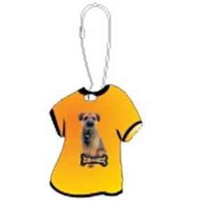 Border Terrier Dog T-Shirt Zipper Pull